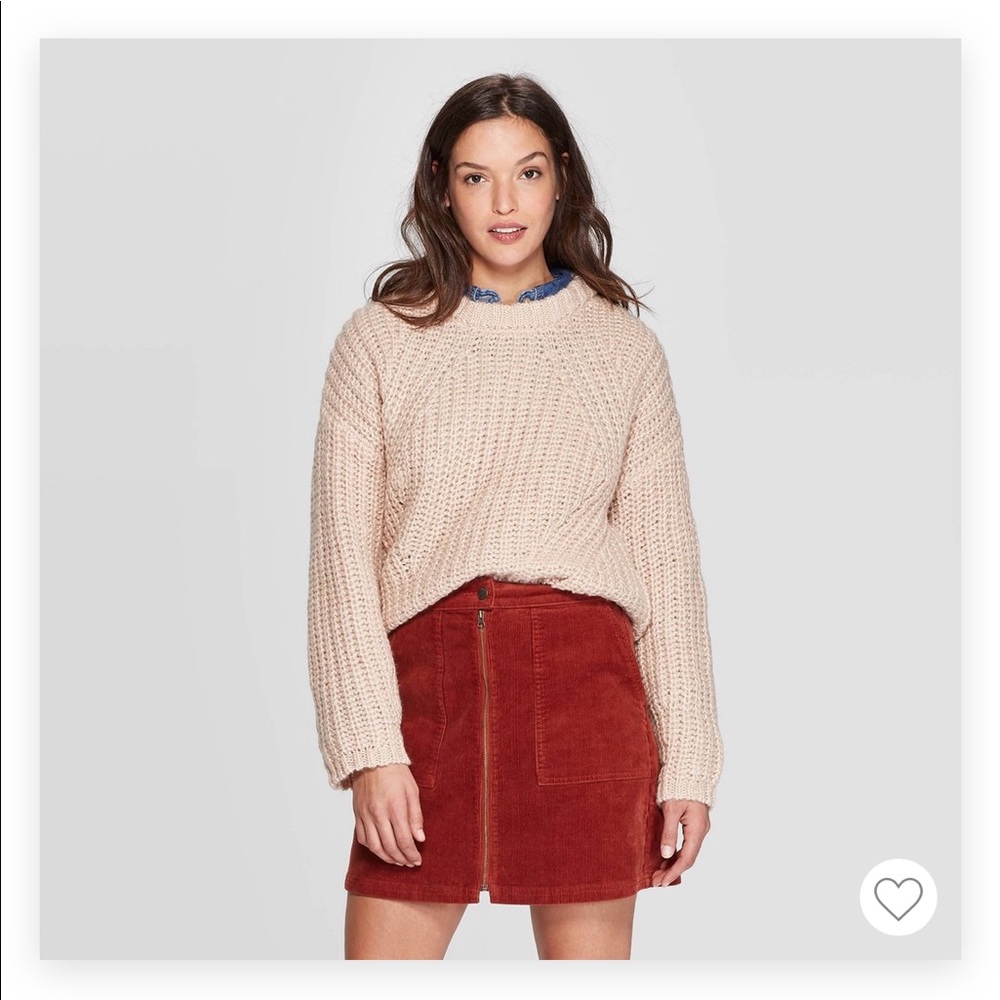 Slouchy knit sweater